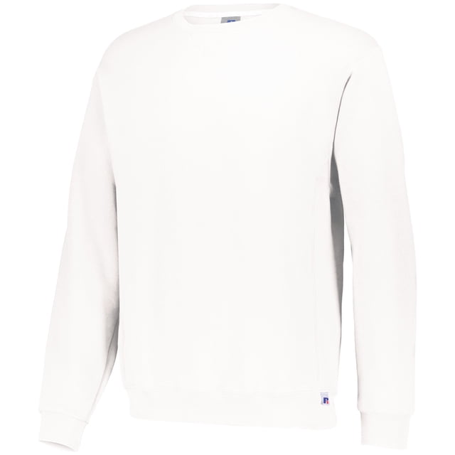 Russell Athletic Dri Power Crewneck Sweatshirt, XL, White
