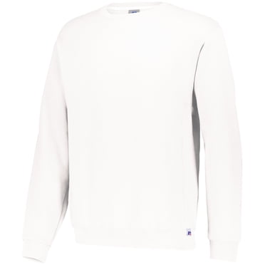 Russell Athletic Dri Power Crewneck Sweatshirt, XL, White