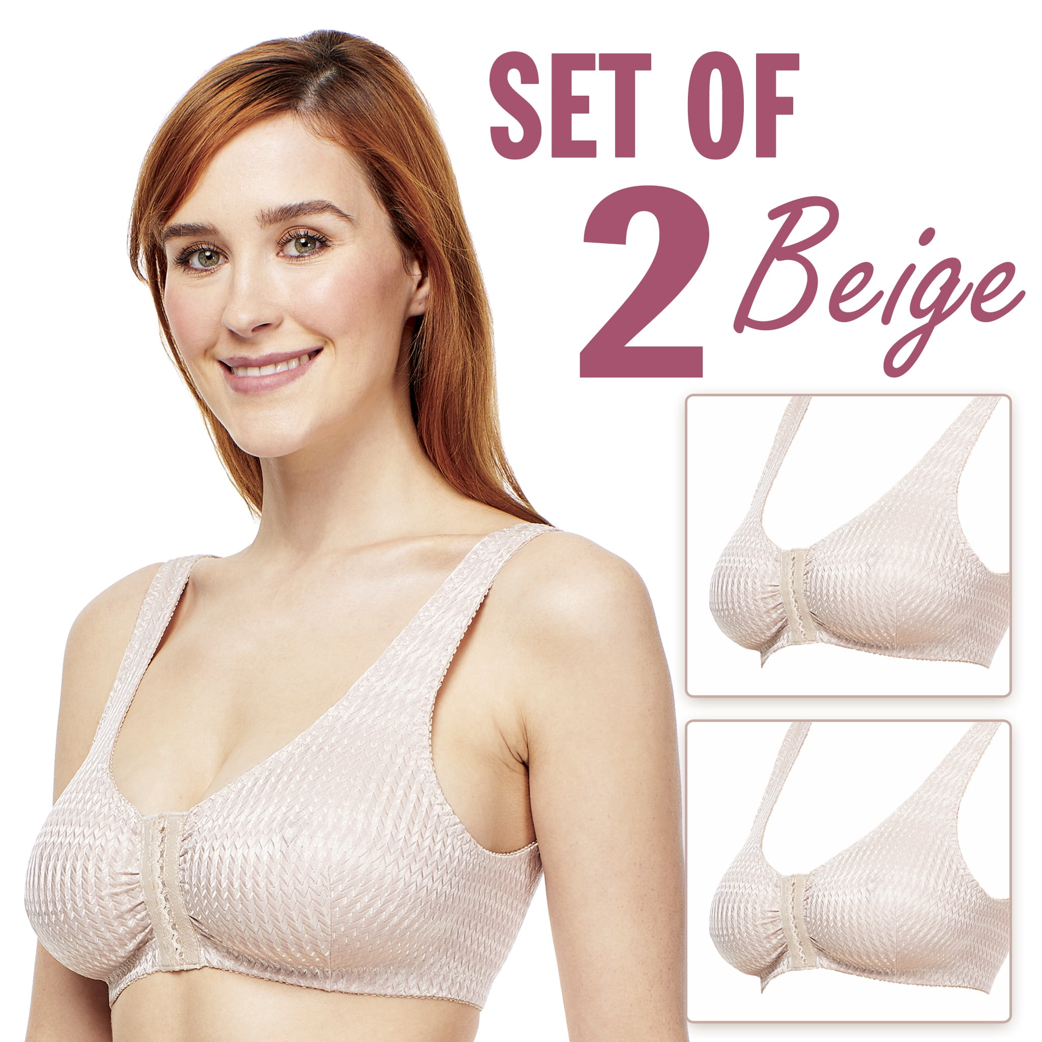Ensemble de 2 - Soutien-Gorge de Confort Full Freedom - Beige - Taille - 38