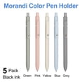 thumbnail image 3 of Morandi Gel Pens, 0.5mm Fine Point, Smooth Writing, High-End Retractable Pens for Journaling & Notes, Perfect Women's Office School Gift Set (5 Pieces), 3 of 5
