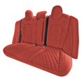 thumbnail image 1 of FH Group Neoprene Waterproof Custom Fit Car Seat Covers for 2017-2024 Tesla Model 3 Solid Red Rear Set, 1 of 5