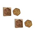 thumbnail image 1 of Oleegame 2PC Cookie Mold DIY Baking Moulds Wooden Cookie Cookie Moulds Embossing Craft Decorative Baking Tools For Christmas Thanksgiving Christmas Kitchen, 1 of 5