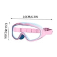 thumbnail image 3 of D-98 C Garçon Fille Lunettes de Natation Imperméables Enfants Grande Monture Ensemble de Plongée Haute Définition Ajustable, 3 of 5