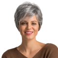 thumbnail image 2 of Xuanheng Glossy Short Curly s Human Hair Pixie Cut for Women, 2 of 8