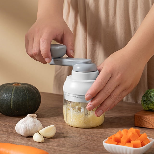 Vaidha Manual Mode Chopper Portable Garlic Ginger Pepper Meat Crusher Vegetable Food Processor Restaurant Baking Grinder Tools
