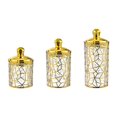 thumbnail image 1 of Siruishop 3 Pcs Bocal à Café, Pot à Biscuits, Portable, Contenant de Rangement pour Aliments Contenant de Rangement pour Grains de Café pour Sucre Noix Collations Pâtes B, 1 of 8