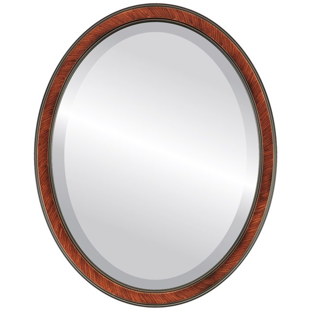 Toronto Framed Mirror - Vintage Walnut