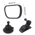 thumbnail image 3 of Dvkptbk Baby Car Mirror, Seat Safely Monitor Infant Child In Rear Facing Seat, Wide View Shatterproof Adjustable Acrylic 360°for Backseat, Crash Tested And Certified for, 3 of 9