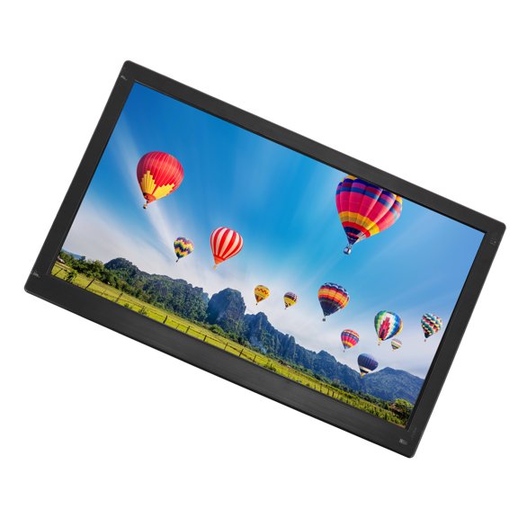 Moniteur Portable de 15,6 Pouces, Moniteur d'Ordinateur Portable 1920x1080 Écran Externe de Jeu, BNC, AV, VGA, Interface Multimédia HD, Haut-Parleur Intégré, Écran Externe pour Ordinateur Portable, pour Ordinateur Portable, PC, Télé