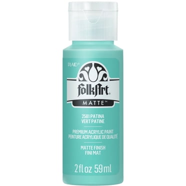 Folkart Matte Acrylic Craft Paint, 2 fl. oz., Patina