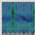 thumbnail image 2 of Soimoi Moss Georgette Fabric Check & Floral Panel Print Fabric by The Yard 42 Inch Wide, 2 of 3