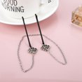 thumbnail image 2 of Milaget Épingle à Cheveux Nœud Mariage Bijoux pour Cheveux, Épingle à Cheveux Rétro avec Pompons Cheveux D-416, 2 of 9