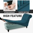 thumbnail image 4 of 2024 Velvet Armless Chaise Lounge Slipcover Stretch Sofa Slip Cover Furniture Protector, 4 of 8