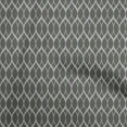 thumbnail image 1 of oneOone Rayon Gray Fabric Ogee Sewing Craft Projects Fabric Prints By Yard 56 Inch Wide, 1 of 4