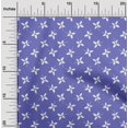 thumbnail image 2 of oneOone Cotton Jersey Violet Fabric Florals Craft Projects Decor Fabric Printed By The Yard 58 Inch Wide, 2 of 4