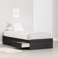 thumbnail image 1 of South Shore Fynn Twin Mates Bed with 3 Drawers, in Gray Oak, 1 of 12