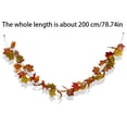 thumbnail image 3 of Holiday Simulation Maple Leaf Rattan Stair Door Decoration Garden Home Decoration Door And Window Decoration Wall Decoration, Czzoypi 2025 Holiday Simulation Maple Leaf Rattan, 3 of 7