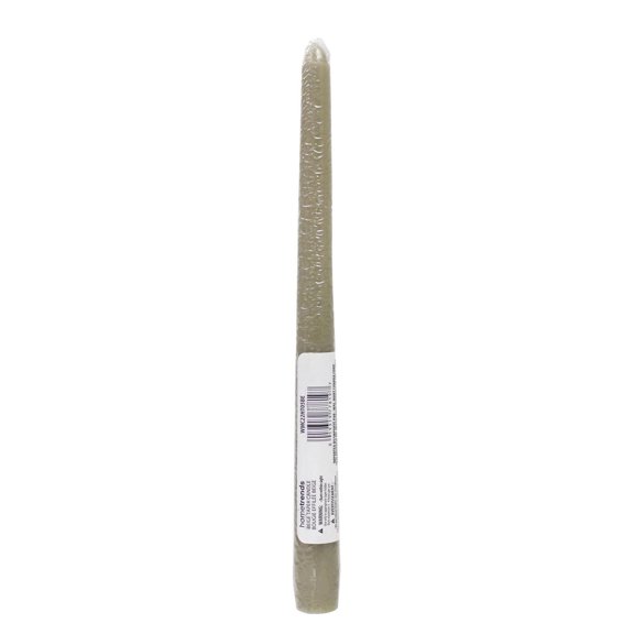 Hometrends 10" Beige Unscented Taper Candle