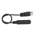 thumbnail image 4 of 5 Pin MIDI Cable 1 Ft, Reduced Distortion Wide Applicability Rubber Protective Case 6.35mm Female To 5pin MIDI Adapter Cable Plug And Play  For MP3 For Speakers, 4 of 8