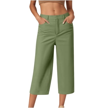 ShomPort Womens Golf Pants Business Casual Loose Stretchy Work Cropped Trousers Lightweight Athletic Business Pants