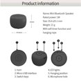 thumbnail image 4 of Wireless Bluetooth Speaker Small Bluetooth Player Portable Selfie With Lanyard Bluetooth Speaker, 4 of 9