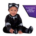 thumbnail image 3 of MARVEL’S BLACK PANTHER INFANT COSTUME - Minky Jumpsuit with Printed Design, Booties and Mask Cap, 3 of 3