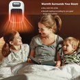 thumbnail image 3 of Wall-Mounted Home Heating Unit, Compact Portable Heater, LED Temperature Display, Quick Heating, Three Adjustable Temperature Settings, Overheat Safety Feature, Portable Fan Heater., 3 of 11