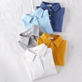 thumbnail image 4 of WUANDIXFA T-Shirts à Manches Longues pour Garçons T-Shirt à Manches Longues pour Enfants T-Shirt d'Automne pour Garçons T-Shirt à Manches Longues pour Enfants Hauts de Base T-Shirt pour Garçons Bleu Foncé, 4-5 Ans, 4 of 4