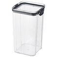 thumbnail image 1 of HEVIRGO Multifunctional Food Jars Candy Storage Cookie Jars with Lids Space Saving Clear Food Containers with Lids Suitable for Refrigerator Kitchen, L(44 oz), 1 of 10