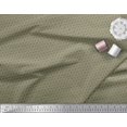 thumbnail image 3 of Soimoi Green polyester Crepe Fabric Flower Geometric Printed Fabric 1 Yard 52 Inch Wide, 3 of 3