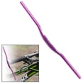 thumbnail image 3 of Deluxe Mountain Bike Handlebar 31.8mm DH Sweep Back 15 MTB High Rise Bar Purple, 3 of 8