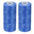 thumbnail image 1 of Unique Bargains Sapphire Blue Polyester Waxed Leather Sewing Thread, 55 Yards, 2 Pack, 1 of 6