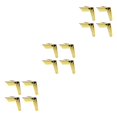 thumbnail image 3 of Transemion 4pieces Decorative Furniture Accessory Durable And Easy-to-install Easy Titanium gold 10cm 3Set, 3 of 6