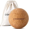 thumbnail image 1 of ORUYROP Cork Massage Ball, Deep Tissue Muscle Tension Therapy Ball for Trigger Point Therapy, Muscle Soreness, Yoga Therapy, 3 Inch, 1 of 7