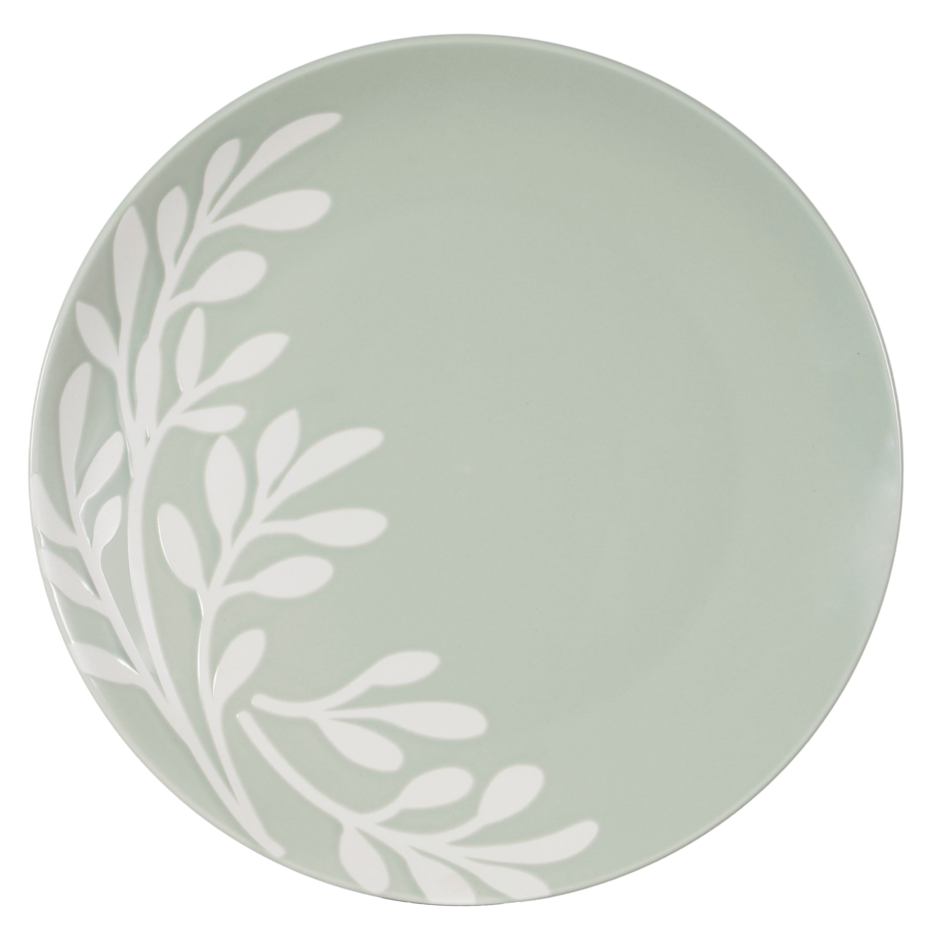 Assiette de dîner Mainstays Emelie Green de 10,5 pouces