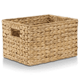 thumbnail image 4 of Bouclair Natural Water Hyacinth Basket Large, 4 of 10
