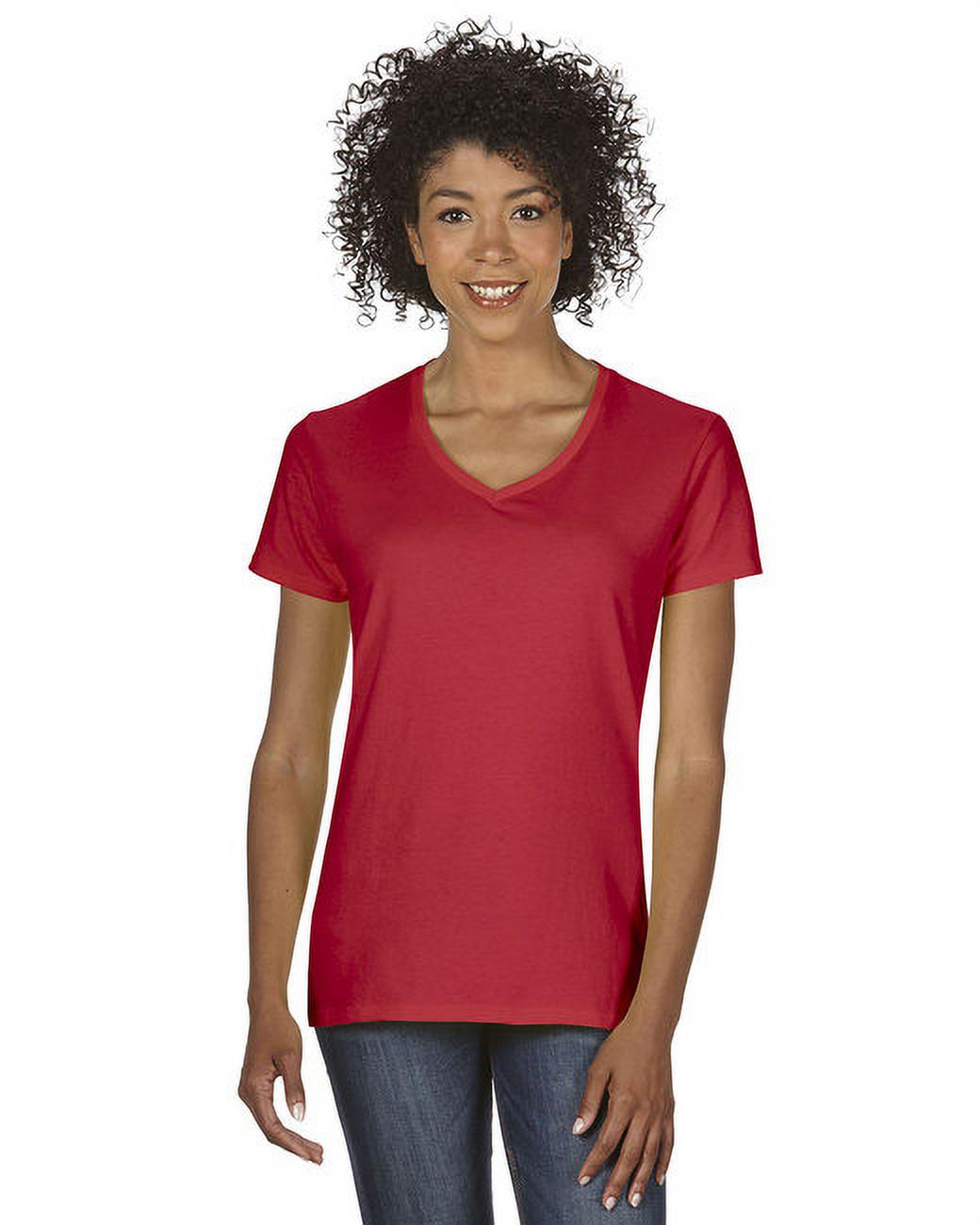Gildan G500VL Ladies Heavy Cotton V-Neck T-Shirt