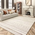 thumbnail image 1 of SIXHOME 8'x10' Area Rugs for Living Room Washable Rugs Boho Large Area Rug Modern Geometric Neutral Carpet and Area Rugs for Home Decor Foldable Nonslip Bedroom Rugs Brown, 1 of 1