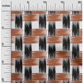 thumbnail image 1 of oneOone Polyester Lycra Fabric Brush Stroke Ikat Print Sewing Fabric BTY 56 Inch Wide, 1 of 1