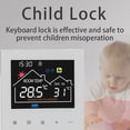 thumbnail image 3 of Smart Programmable Thermostat HD Color Touchscreen with Energy Saving Mode Flame Retardant for Home Commercial Use, 3 of 7