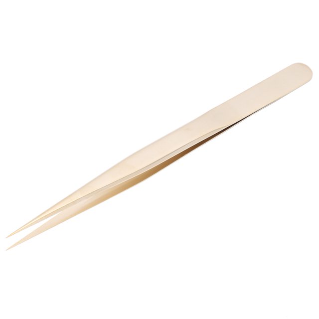 Tweezers, Steel Ergonomic Stable Eyelashes Tweezers For Woman For Nail Art