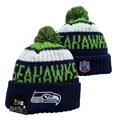 thumbnail image 1 of Seattle Seahawks Sport Fans Cuffed Stylish Toque Cap Knitted Beanie Hat 2024 Woolen Winter Football Cap Sport, 1 of 23