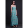 thumbnail image 2 of Bimba Robe Soleil de Plage pour Femmes à Corsage Smocké avec Imprimé d'Oiseau et Moucherolle Rufuse - Grand, 2 of 7