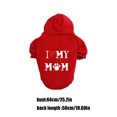 thumbnail image 3 of LSLJS Dogs Sweatshirt Pet Supplies Dog Clothes Fleece Cloth Mommy Pet Sweater Teddy Clothes Spring Fall Winter, Polyester Pet Sweatshirt, 3 of 6