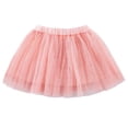 thumbnail image 1 of Splozh Tulle Skirt Embroidery Tulle Tutu Skirt with Plaid Striped Rainbow Flower for Girls Pink,8-10 Years, 1 of 6