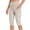 1#Knee Length Leggings for Women-Khaki, variant on Meichang Capri Leggings for Women Knee Length Leggings High Waisted Yoga Workout Exercise Capris with Pockets Slim Fit Stretchy Running Cycling Leggings
