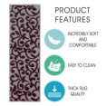 thumbnail image 3 of Leaves Collection Contemporary, Cozy, Vibrant and Soft Stair Mats & Rugs, 9'' x 28'', 3 of 7
