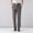 02 Dark Gray, variant on Weiqiqre Mens Dress Pants Corduroy Solid Color Slim Fit Pant Stretchy Casual Straight Suit Button Pants with Pocket,Size 6XL