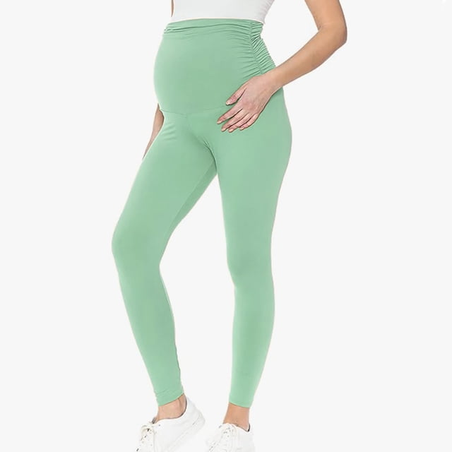 EGNMCR Leggings pour Femmes Mode Décontractée pour Femmes Tempérament Uni Micro Pull Ajusté Pantalon Évasé Pantalons
