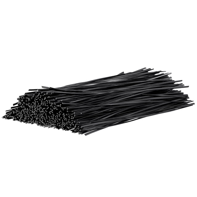 500pcs Cable Organizer Ties Wire Wraps Rust Proof Cord Twists 15cm Black
